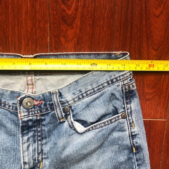 Tommy  Hilfiger Faded Straight Leg Mid Waist 28/32 Denim Jeans - Picture 6 of 13